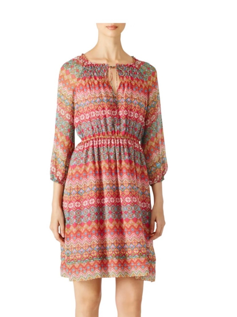 Diane Von Furstenberg “PARRY” Silk Knee Length Dress - Sz 6 medium NWT